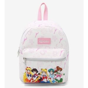 NWT Sailor Moon Scouts Usagi / Serena Tsukino Pink Icons Mini Backpack